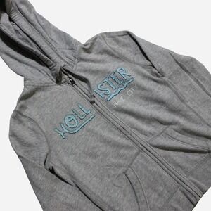 Womens Y2K Hollister Surf Skater Zip-up Hoodie Size M